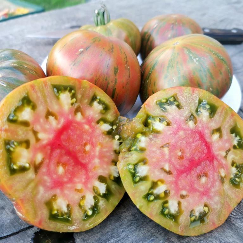 Помидоры Ананасная Зебра - Ananas Zebra Tomato