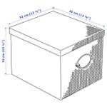 Коробка с крышкой IKEA KVARNVIK (КВАРНВИК ), Серый, 32х35х32 см