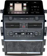 Магнитола для Nissan Patrol Y62, Infiniti QX56/QX80 2010-2019 (поддержка Bose, 360 и мониторов) - Kuberg ZH-N1211 монитор 12.3", Android 12, Быстрая, CarPlay, 4G SIM-слот, беспроводная зарядка