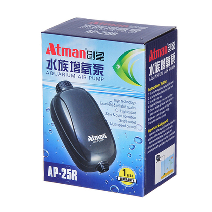 ATMAN AP-25R Компрессор для аквариумов до 150 литров, 150 л/ч, регулируемый