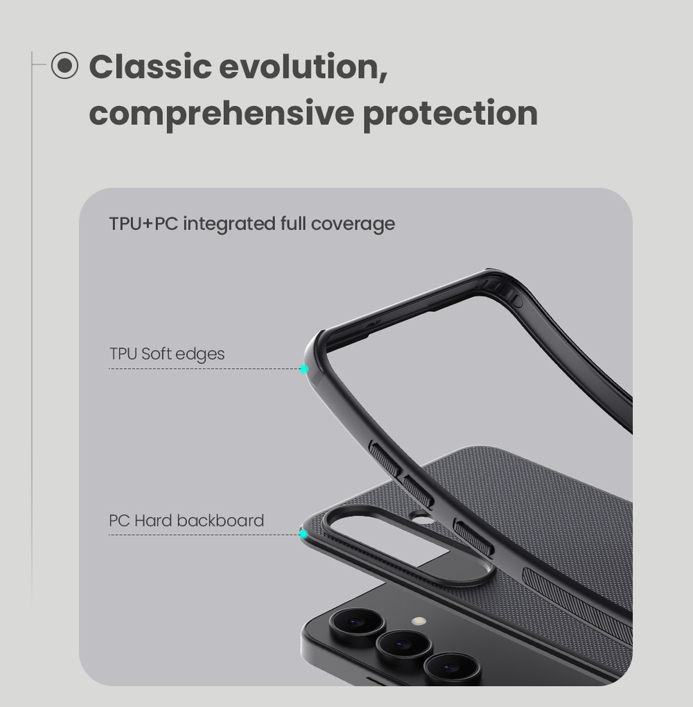 Чехол от Nillkin c поддержкой MagSafe для Samsung Galaxy S25 FE, серия Super Frosted Shield Pro Magnetic