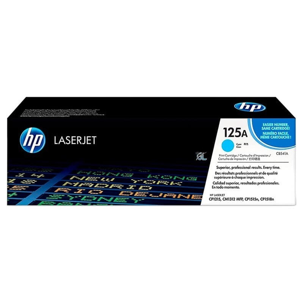 Картридж HP 125A (CB541A) для Color LaserJet CM1312/CP1210/CP1215/CP1217/CP1515 голубой (1.4K)