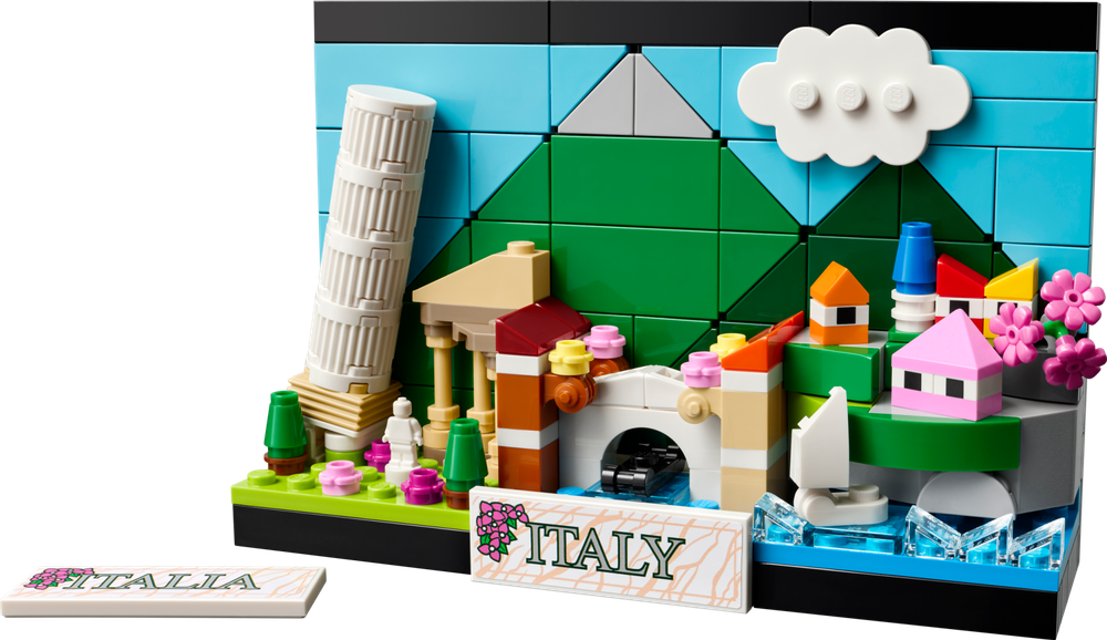 Конструктор Лего Креатор Открытка из Италии 40818 | LEGO Creator Italy Postcard | декоративная открытка 189 деталей 9+