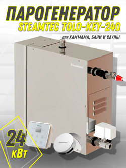 Steamtec TOLO KEY 240 - 24 кВт (ВЛАГОСТОЙКИЙ модуль управления). парогенератор для хамама и турецкой бани