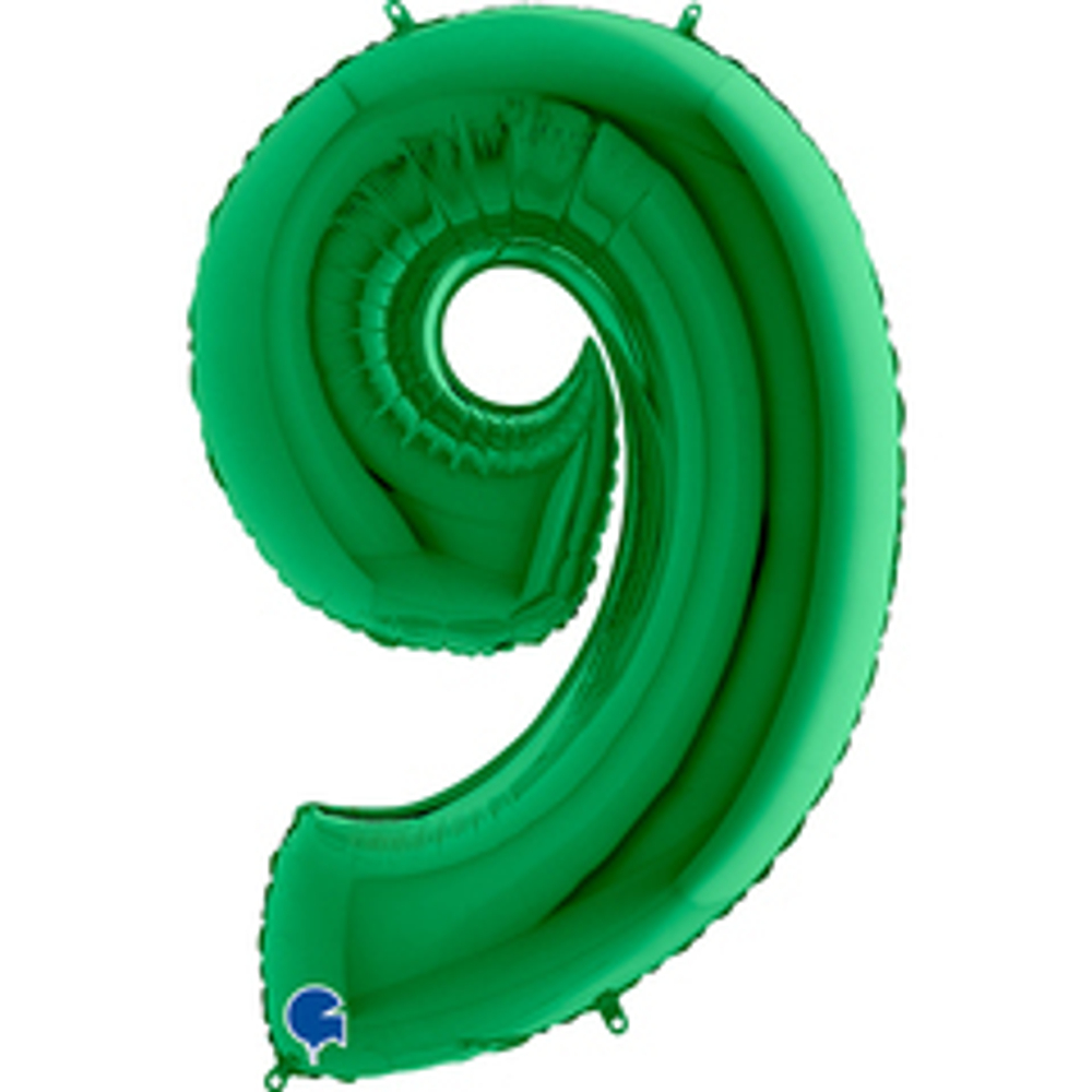 Г 40" ЦИФРА 9 Green Зеленая