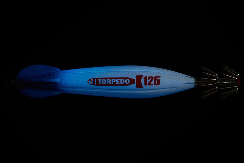 Кальмарница ASARI Torpedo 125гр #02 Blue Head-Blue Lumo