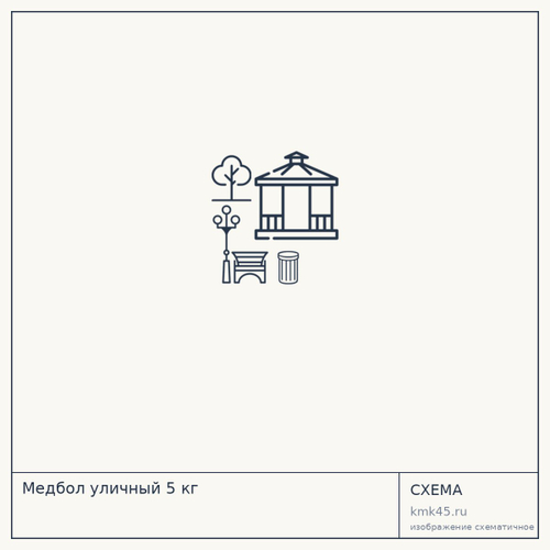 Медбол уличный 5 кг — от 16 000 ₽