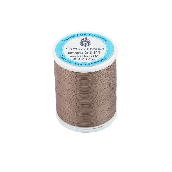 Нитки для пэчворка SumikoThread 200 м, (219 ярд), 32 серо-бежевый