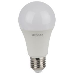 Лампа светодиодная Kodak LED A60-9W-840-E27 K 9Вт груша нейтральный белый свет Е27 | Лампы cветодиодные Груша (A)