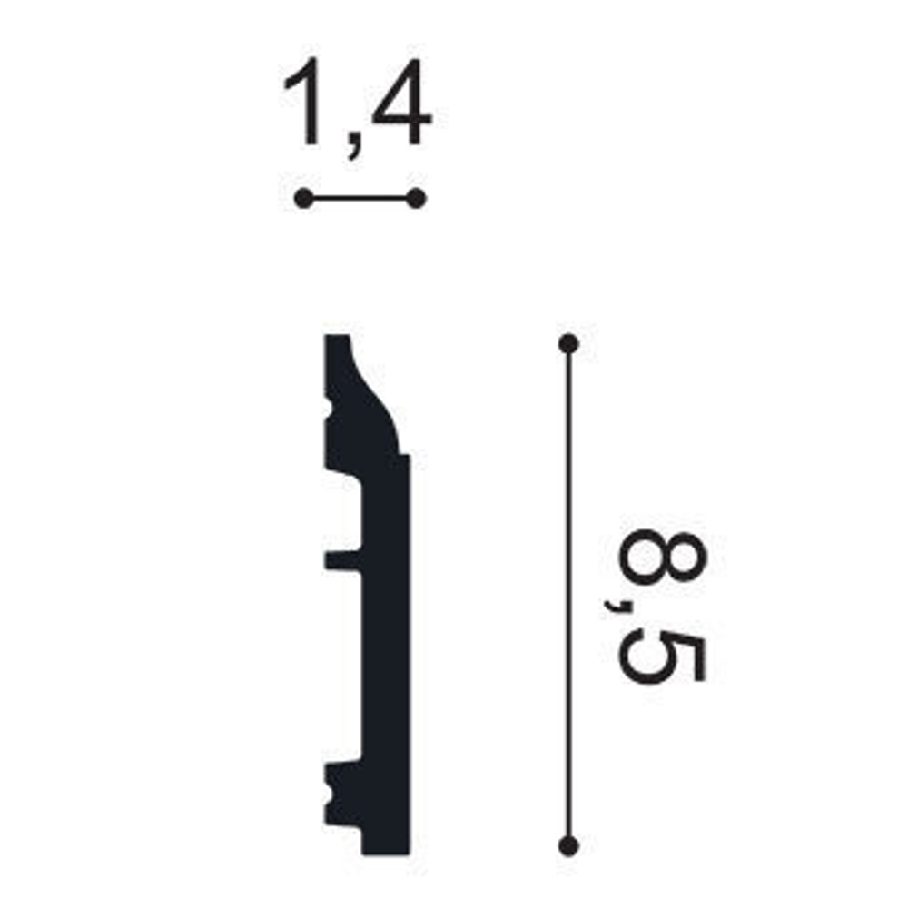 Плинтус гибкий SX172F