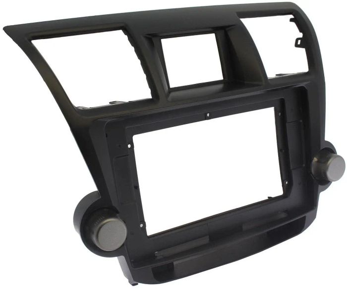 Магнитола для Toyota Highlander 2 2007-2013 XU40 - Canbox 1087 Qled, Android 10, Быстрая, SIM-слот (крутилки активные)