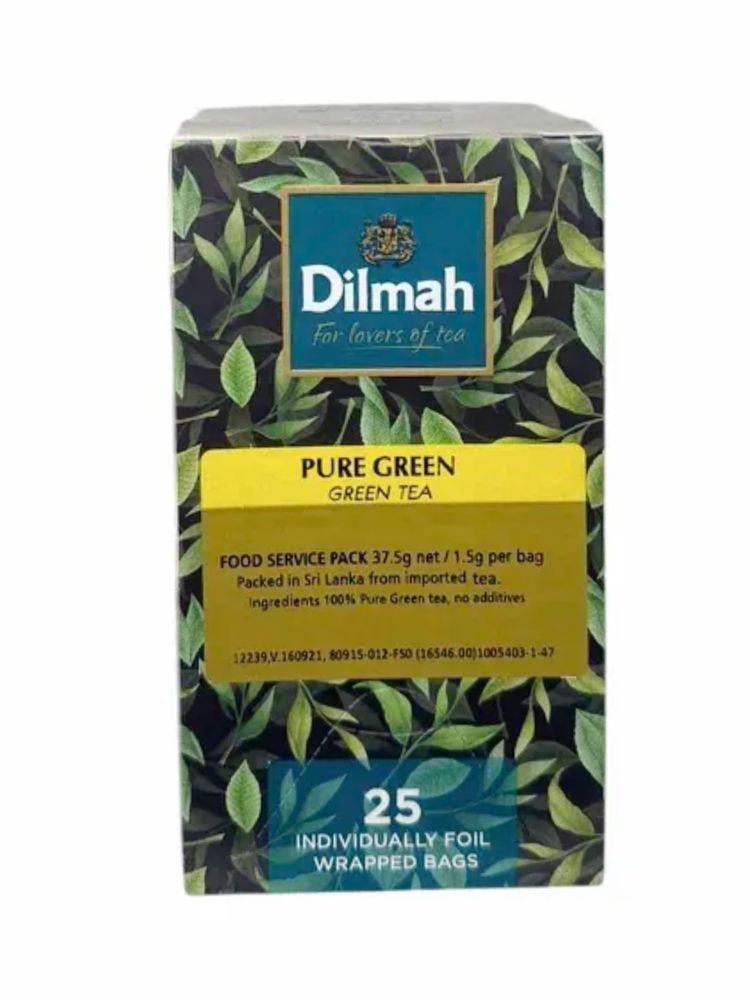Чай зеленый Dilmah в пакетиках 25 шт