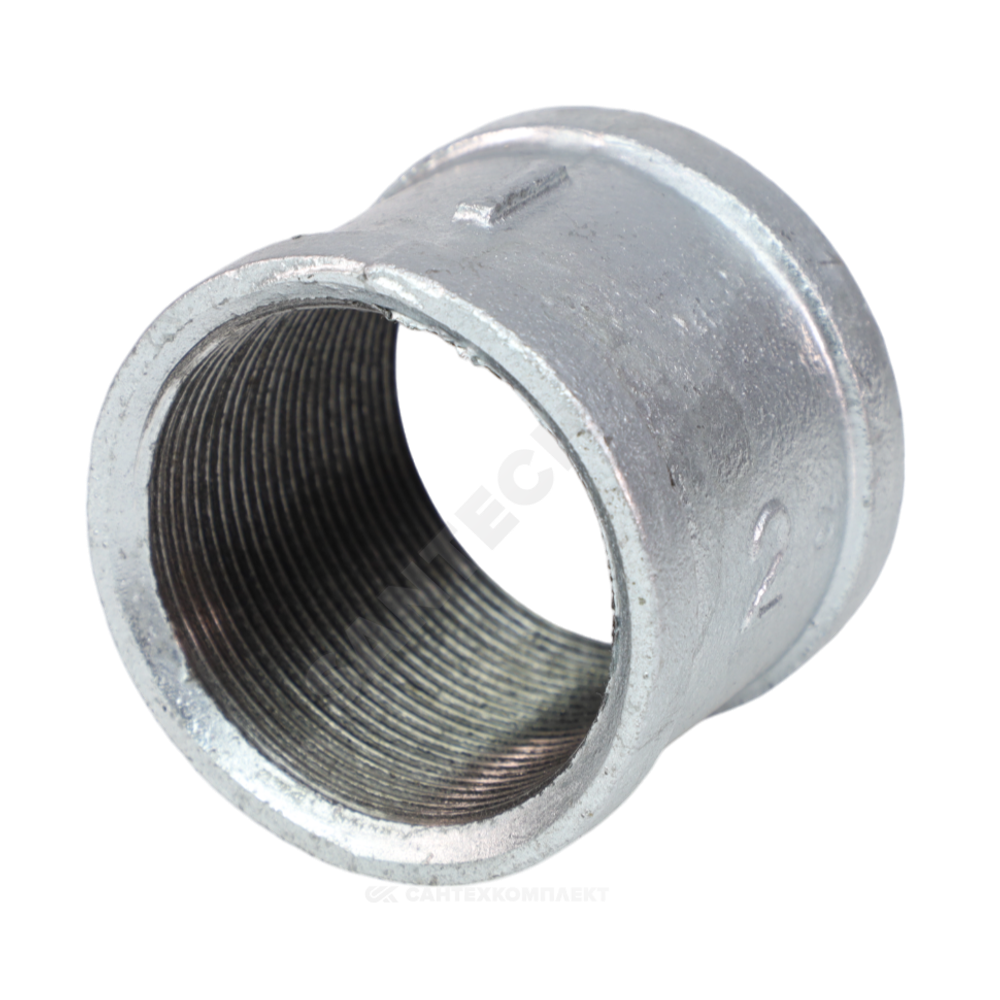 Муфта прямая чугун оц Ду 32 (1 1/4") ВР Fittex PLUS