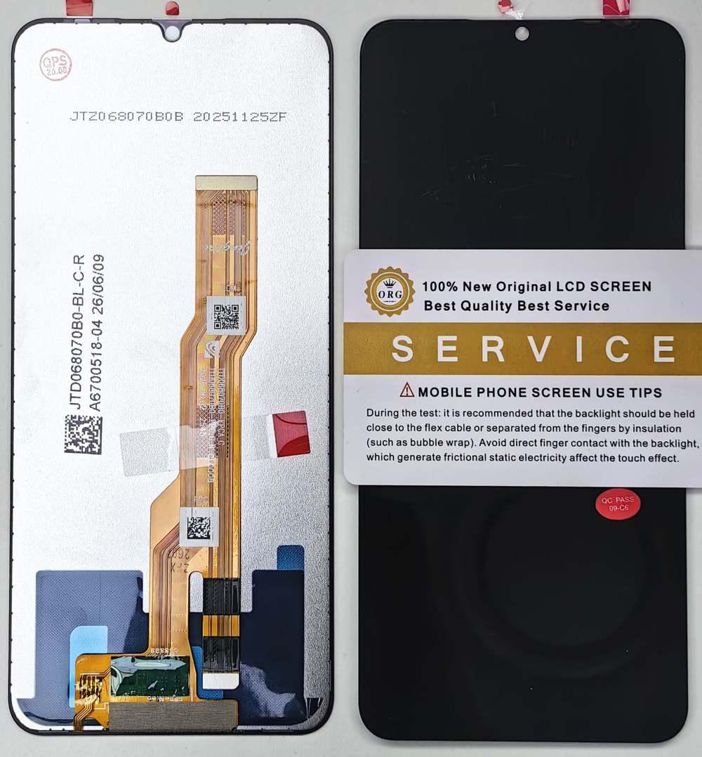 Дисплей tecno Spark Go 3/ KN3; Яркость 400+; QPS (ORG)