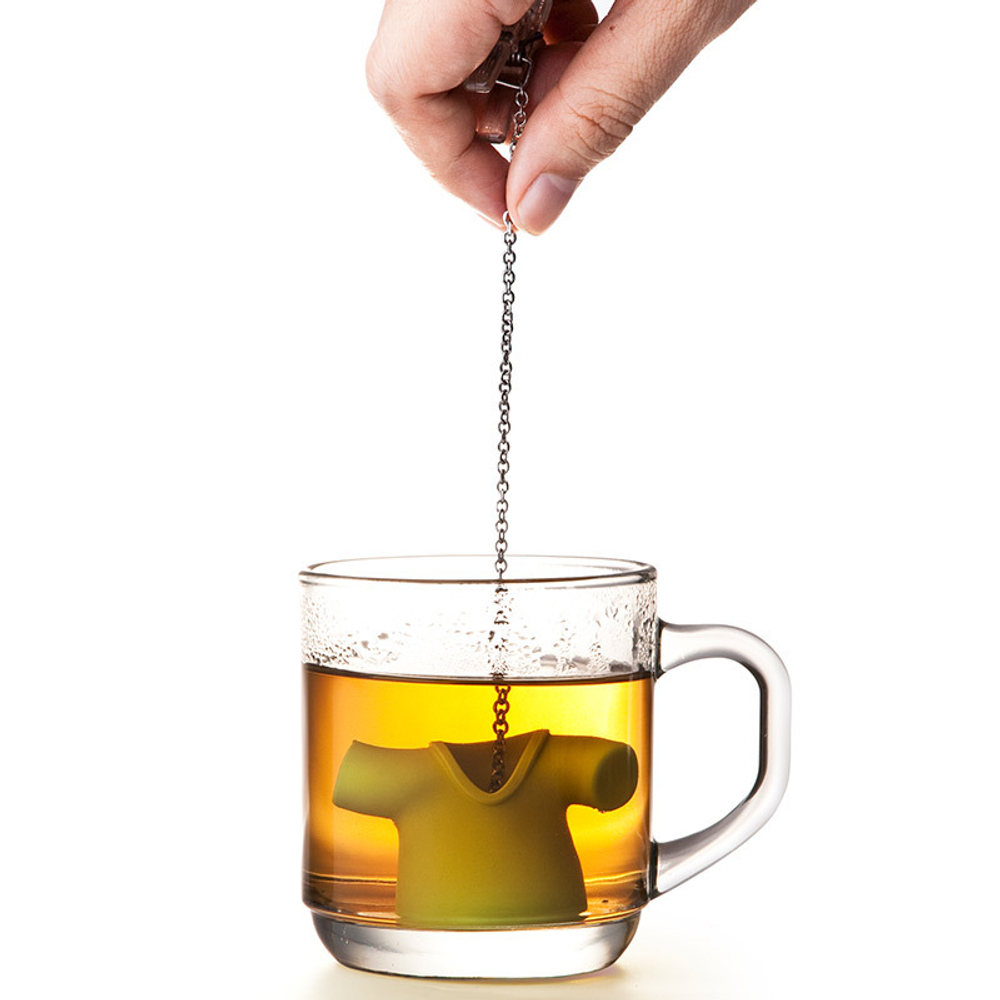 Заварочная ёмкость для чая tea shirt зеленая