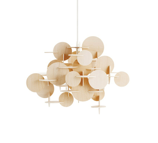 Подвесной дизайнерский светильник  Bau от Normann Copenhagen (натуральный)