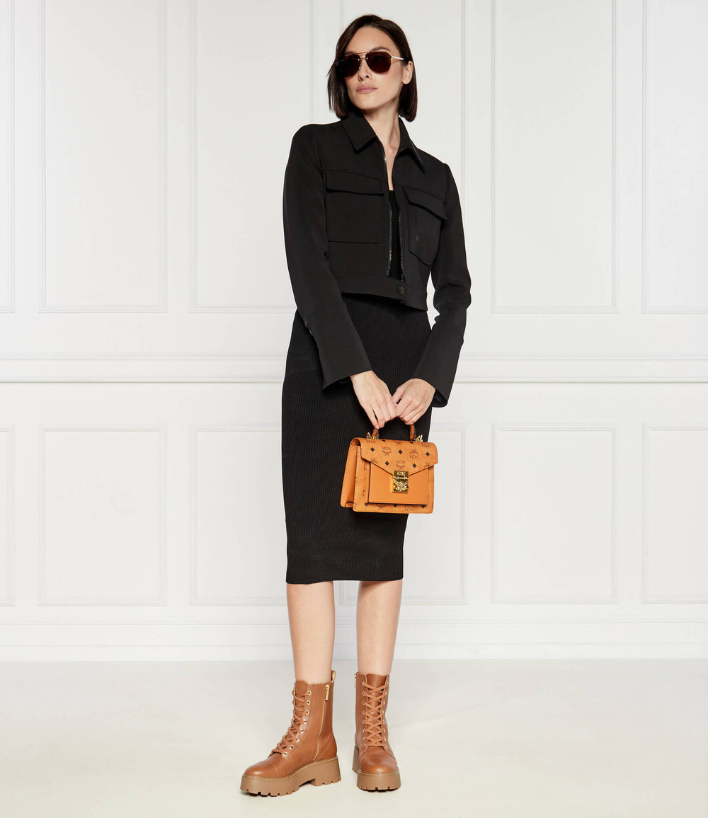 Кожаные ботильоны blake Michael Kors - коричневый(40T4BKFE6L)