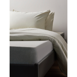 Простыня на резинке 180x200x30см Tkano Essential серо-бежевая tk23-fs0010