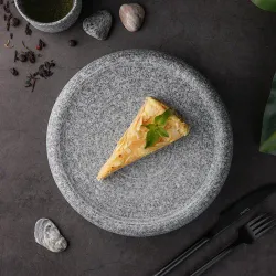 Блюдо круглое d 23,2 см h6,7 см Stone Untouched Taiga P.L. Proff Cuisine [1]