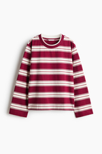 Топ с длинными рукавами из хлопка - H&M