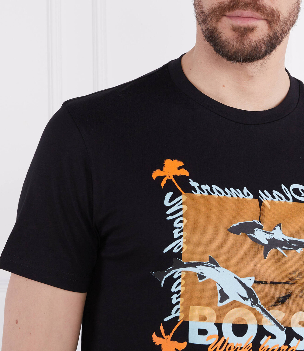 Футболка TeeShark BOSS ORANGE - черный(50491716)