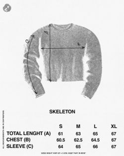 SKELETON sweater