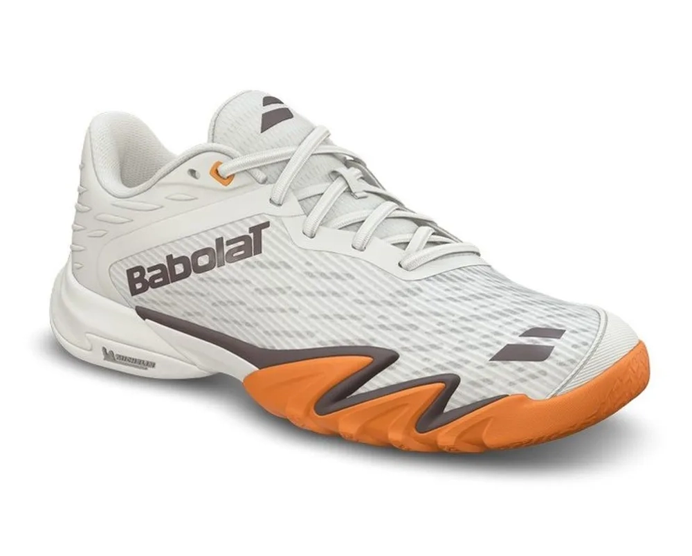 Мужские кросовки для Padel Babolat Premura 3 - cream/orange