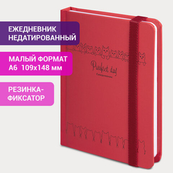 Ежедневник недатированный А6 128 л. БРАУБЕРГ Котики (114571)