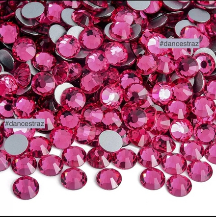 Стразы клеевые, Rose, P29, SS16, 1440, (F2)