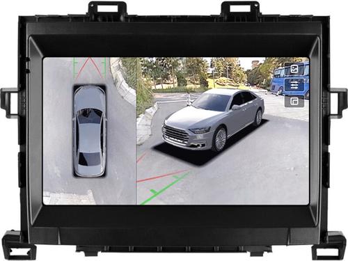 Магнитола для Toyota Alphard H20, Vellfire 2008-2014 (менее 10 динамиков) - Teyes CC3-2K-360 на Android 10, Быстрая, 2K QLED, CarPlay, 4G SIM-слот, 4 камеры в комплекте