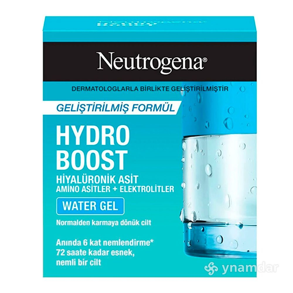 подмятая коробка Neutrogena Hydro Boost Water Gel увлажняющий гель с гиалуроновой кислотой 50 мл (Франция)