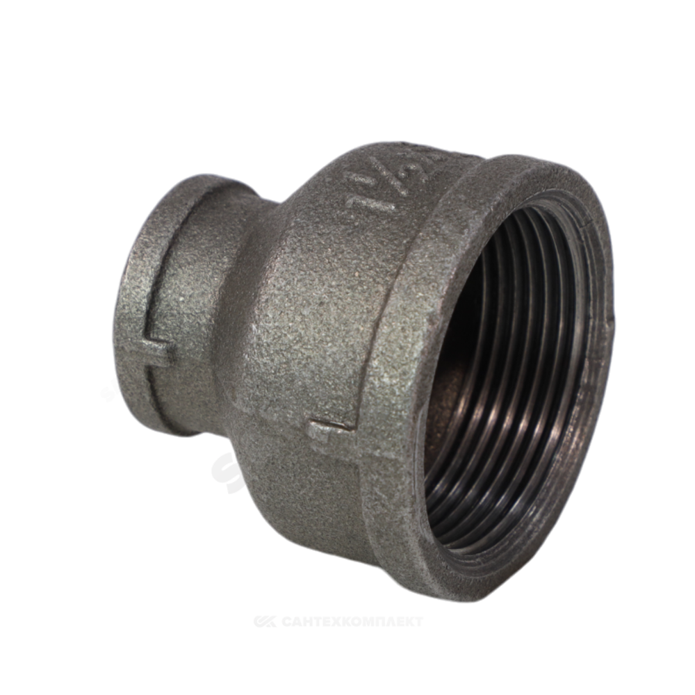 Муфта переходная чугун Ду 40х32 (1 1/2"х1 1/4") ВР Fittex PLUS