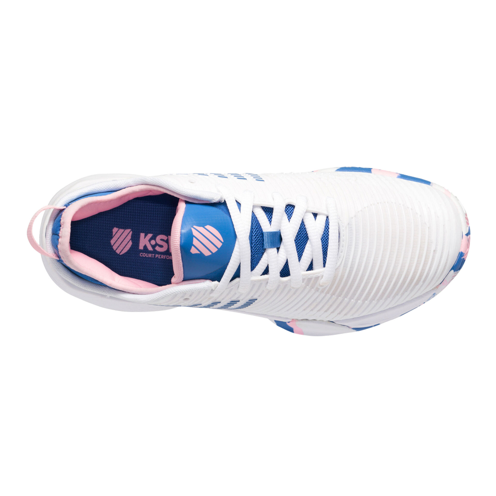 Женские теннисные кроссовки K-Swiss Hypercourt Supreme Clay Court Shoe Women - White, Blue