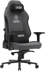 Кресло Cactus CS-CHR-MAG серый/черный крестов. сталь пластик черный