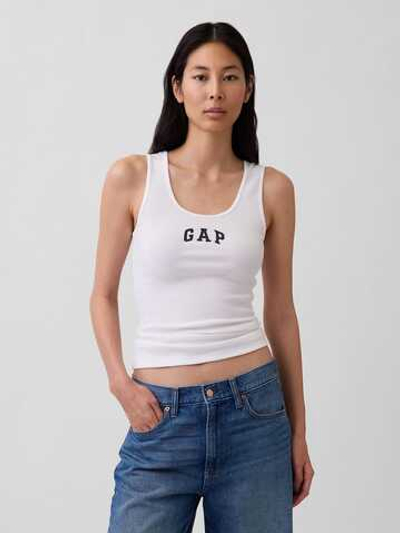 Майка с логотипом Gap в рубчик - GAP