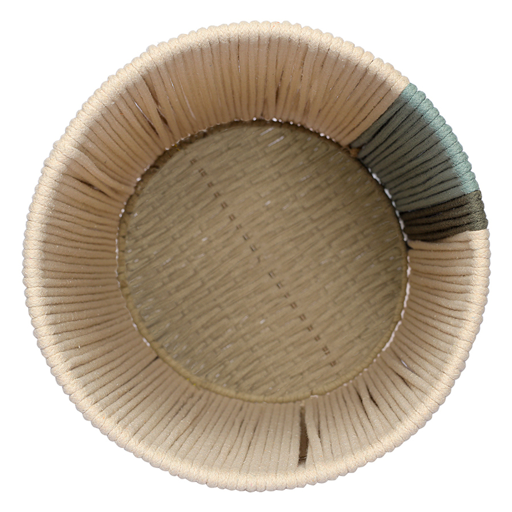 Корзина плетеная Tkano Conga Green Ethnic tk24-st_ba0029