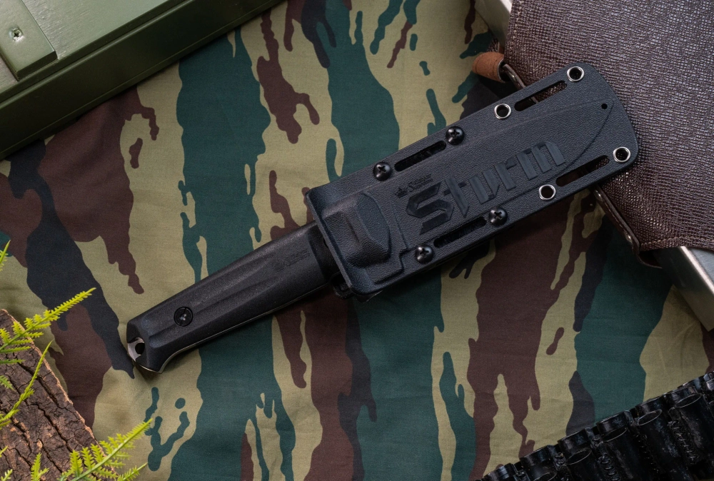 🏆Тактический нож Sturm Elmax (Cryo) StoneWash BH