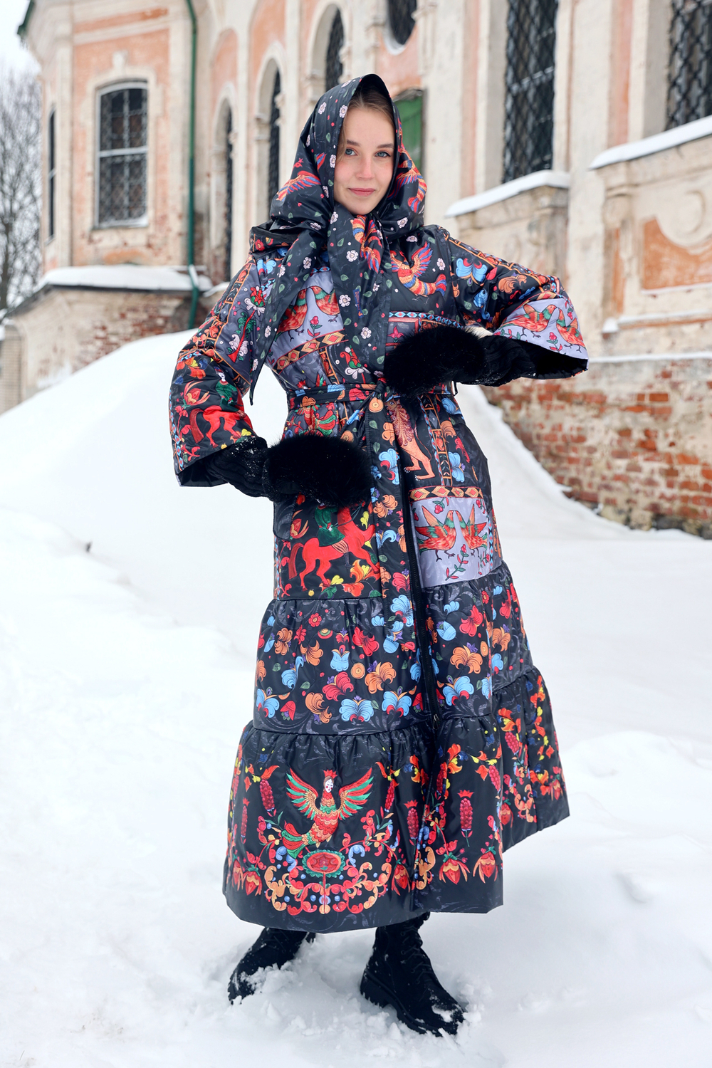 Пальто "Купавна. Зима. Масленица"