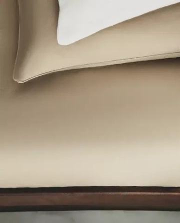 ZARA HOME ПРОСТЫНЯ ИЗ ПЕРКАЛЯ (КОЛИЧЕСТВО НИТЕЙ 300), БЕЖЕВЫЙ