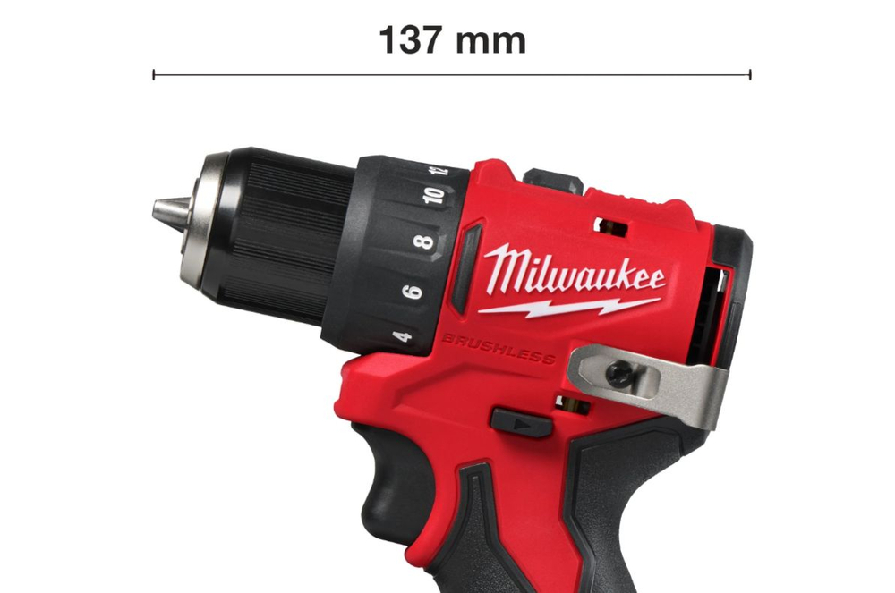 Аккумуляторная дрель-шуруповерт Milwaukee M12 BLDDRC-0 4933499683