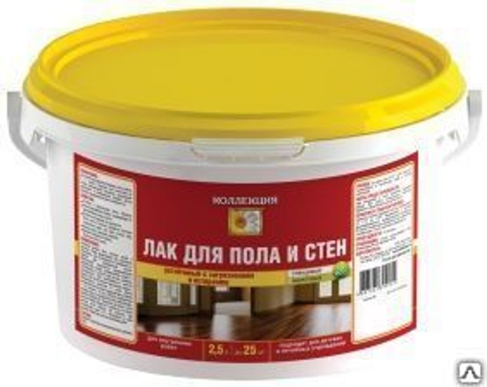 Лак Коллекция д/пола и стен устойч.к загрязн. 2,5кг глянц.  (И)