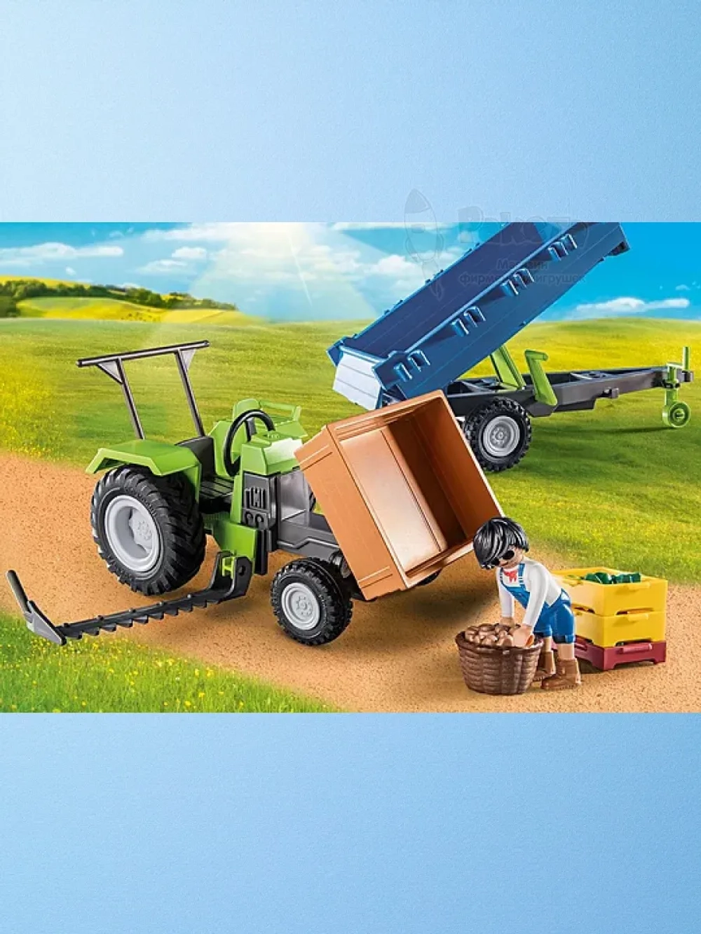Набор Комбайн с прицепом Playmobil 71249