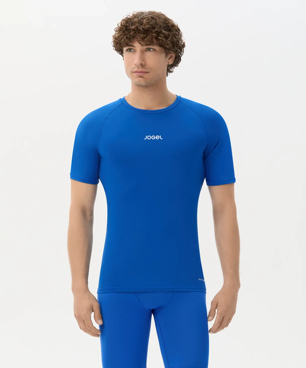 Футболка компрессионная Jogel CAMP 2 PerFormDRY Baselayer SS Tee, синий Z2