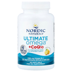 Nordic Naturals, Ultimate Omega® с коэнзимом Q10, со вкусом лимона, 60 капсул