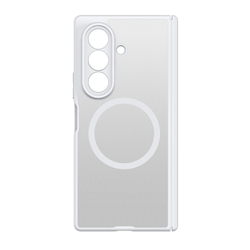 Усиленный чехол белого цвета с MagSafe для Samsung Galaxy Z Fold 8 Ultra, серия Expn Series Magnetic от Dux Ducis