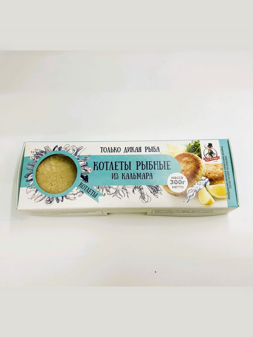 Котлеты рыбные из кальмара в панировке 300гр