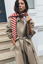 ВОДООТТАЛКИВАЮЩИЙ ТРЕНЧ С ПОЯСОМ — ZARA