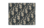 DIOR Fabric Wallet Unisex Beige And Black