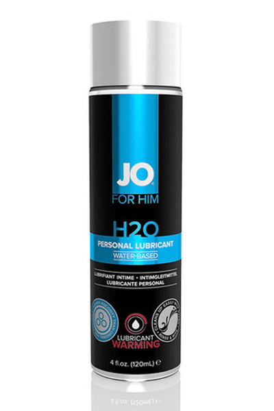 Мужской согревающий лубрикант на водной основе JO for Men H2O Warm 125 мл
