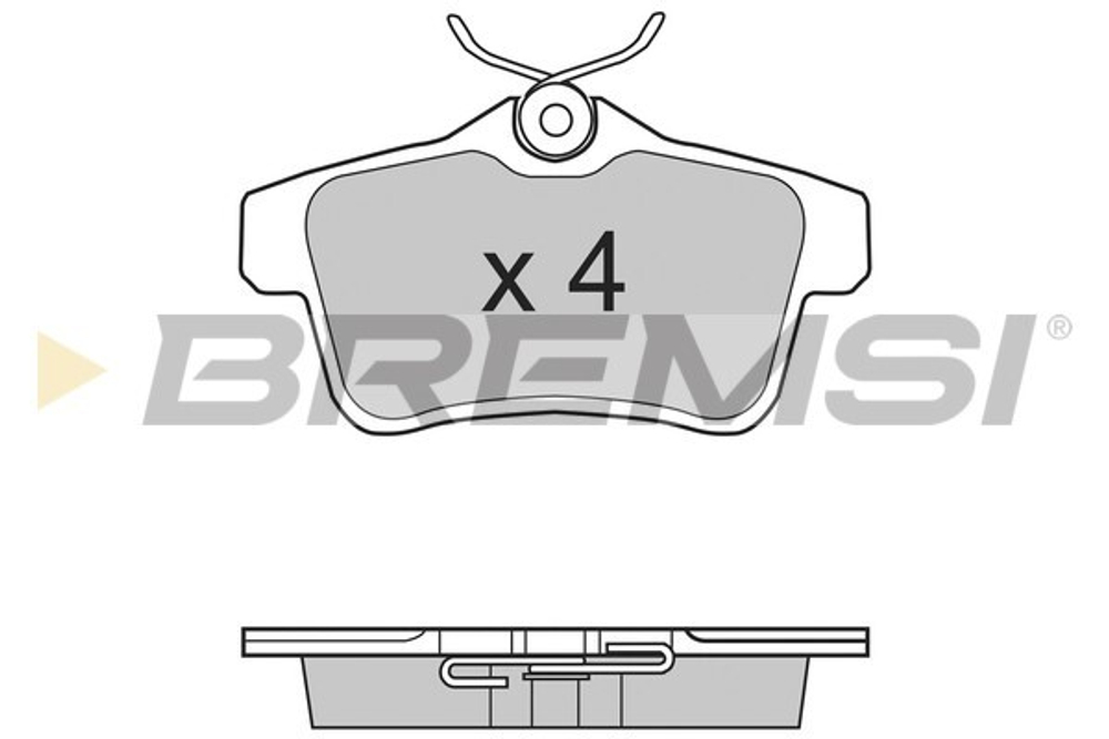 BREMSI - BP3387-BMS - Brake Pad Set, disc brake